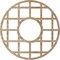 Ekena Millwork O'Neal Wood Fretwork Pierced Ceiling Medallion, Red Oak, 36"OD x 13 1/8"ID x 1/4"T CMWP36X36X0250ONRO - alternate 3